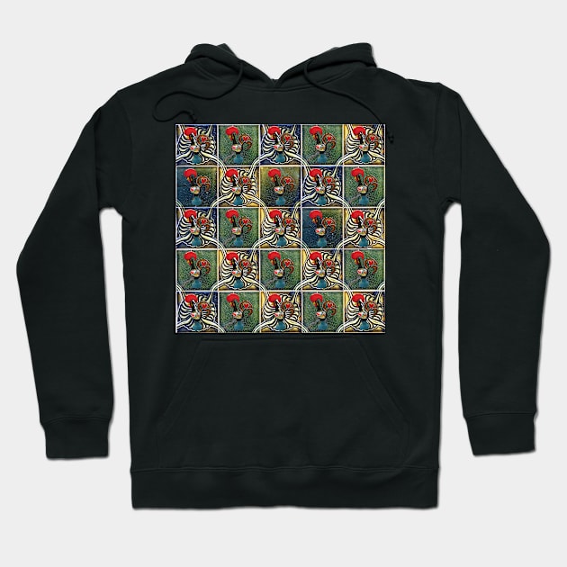 Galo de Barcelos, Portugal Hoodie by Azorean1963